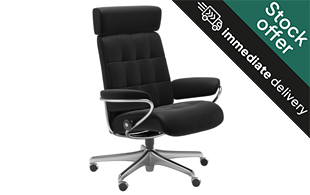 *STOCK OFFER* London High Back Office Chair with Adjustable Headrest detail page