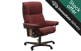 *Stock Offer* Stressless Mayfair Office Chair in Paloma Cherry detail page