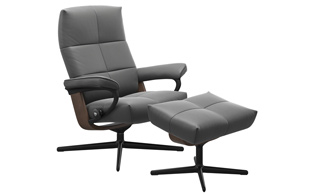 Stressless David with Cross Base Chair & Stool detail page