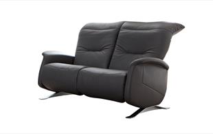 Himolla Cygnet wide 2 seat reclining sofa detail page