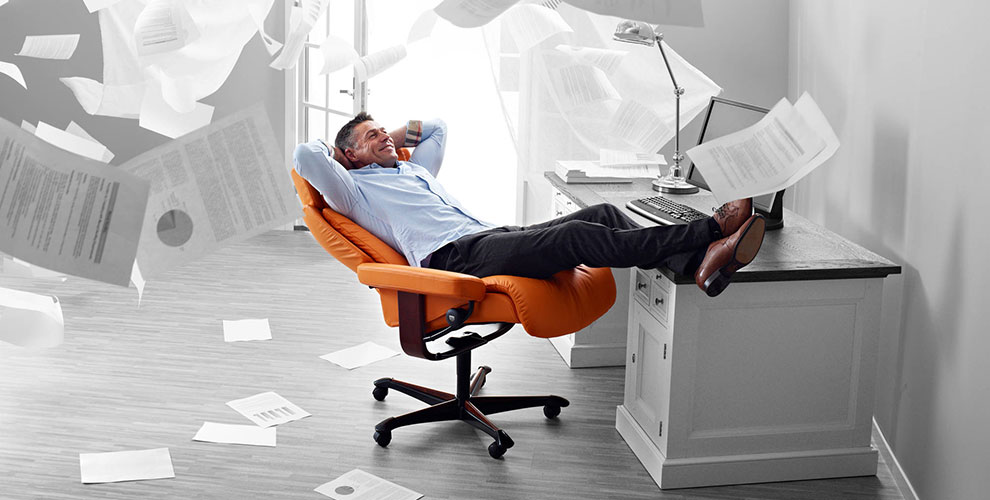Stressless office chairs