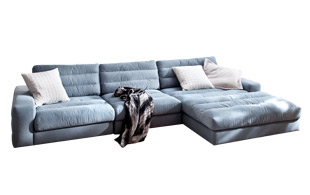 3C Stripes Chaise Sofa detail page