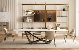 Bontempi Bach Dining Table detail page