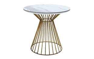 Cage Circular Side Table detail page