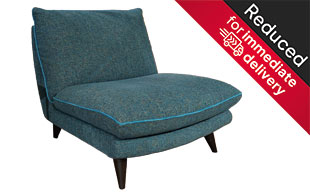 Calia Italia Quette Armless Chair detail page