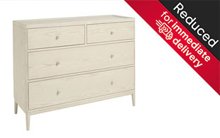 Ercol Salina 4 Drawer Wide Chest detail page