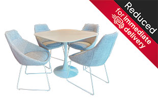 Gibraltar Ceramic Dining Table & 4 Chairs detail page