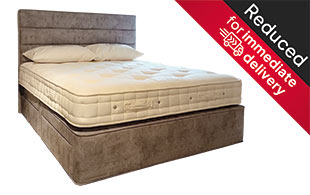 Hypnos Luxury No Turn 8 King Size Divan Set with Headboard detail page
