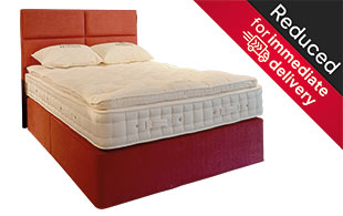 Hypnos Pillow Top Classic King Size Divan Set with Headboard detail page