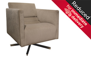Michael Tyler Zinc Swivel Chair detail page