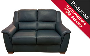Saunders Small Leather Sofa detail page