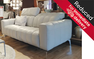 Natuzzi Editions Tropento Medium Leather Sofa detail page