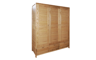 Ercol 1366 Bosco 3 Door Wardrobe detail page