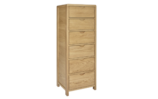 Ercol 1364 Bosco 6 Drawer Tall Chest detail page
