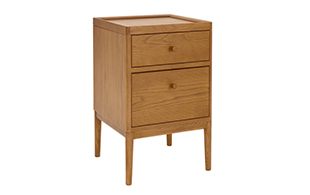 Ercol Salina 2 Drawer Bedside Cabinet detail page