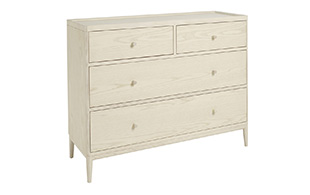Ercol Salina 4 Drawer Wide Chest detail page