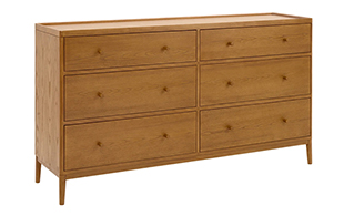 Ercol Salina 6 Drawer Wide Chest detail page