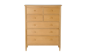 Ercol 2684 Teramo 7 Drawer Tall Wide Chest detail page