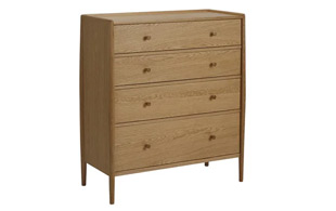 Ercol Winslow 4 Drawer Chest detail page