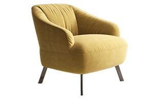 Natuzzi Editions Damen Armchair detail page