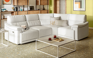 Natuzzi Editions Obacca Corner Sofa detail page