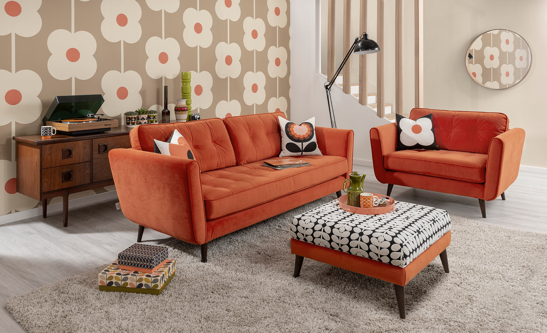 Orla Kiely Ivy Large Sofa Hopewells