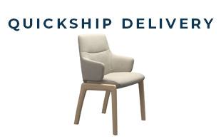 *QUICKSHIP* Stressless Mint D100 Low Back Dining Chair With Arms detail page