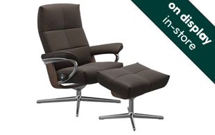 Stressless David with Cross Base Chair & Stool detail page