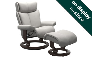 Stressless Magic with Classic Base Chair & Stool detail page