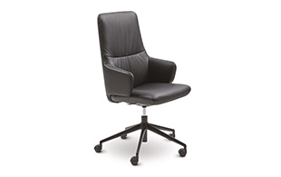 Stressless Mint Highback Office Chair with Arms detail page
