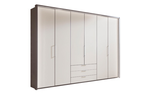 Wiemann Glasgow 6 Door Wardrobe with Drawers detail page