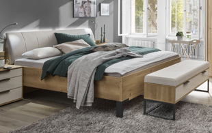 Wiemann Monaco King Size Slatted Bedframe detail page