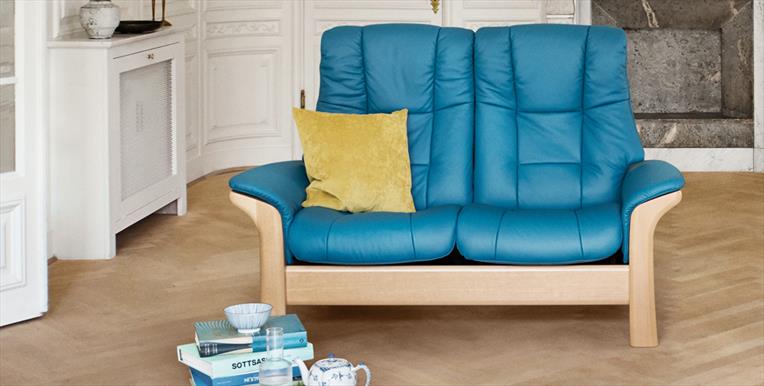 Stressless windsor high back sales 2 seater sofa