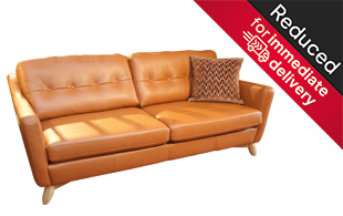 Ercol Cosenza Large Leather Sofa detail page