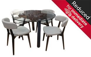 Nemo Circular Dining Table & 4 Chairs detail page