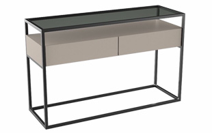 Tribeca Console Table with 2 Drawers detail page